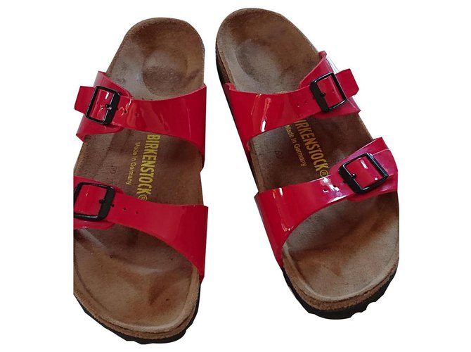 birkenstock rouge vernis