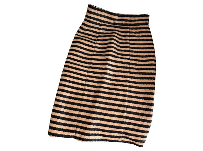 Burberry Prorsum Striped pencil skirt IT38 Synthetic  ref.129441