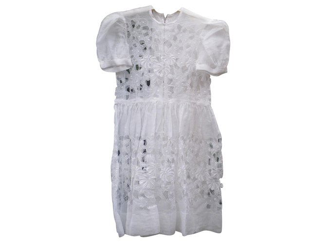 Autre Marque Dresses White Tulle  ref.129536