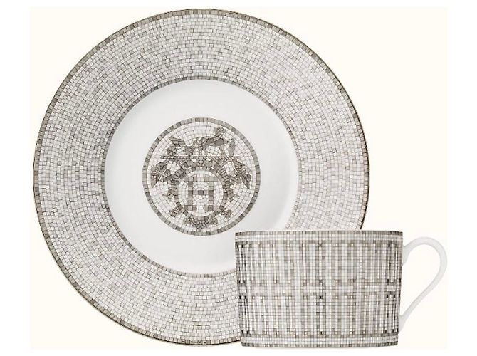 Hermès Misc Blanc Gris