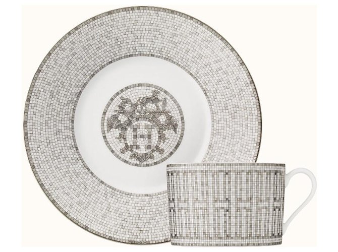 Hermès Misc White Grey
