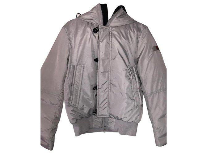 Peuterey Men Coats Outerwear Grey Polyamide  ref.129598