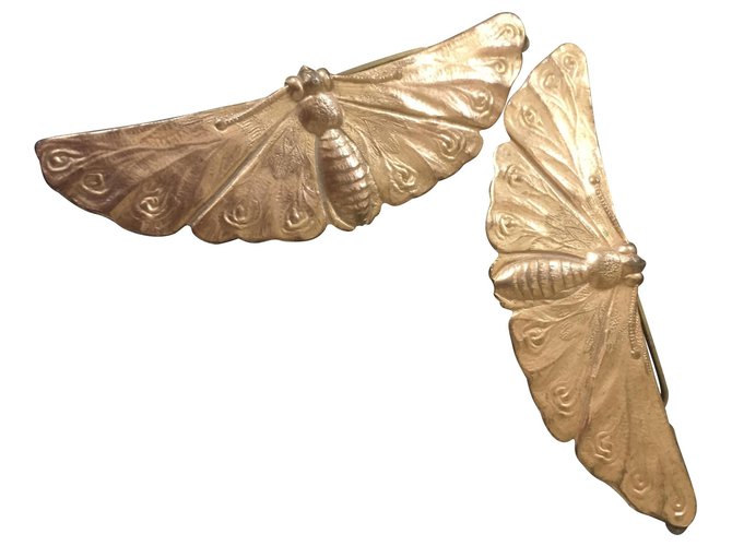 Autre Marque Carita paris - mariposas Dorado Metal  ref.129628