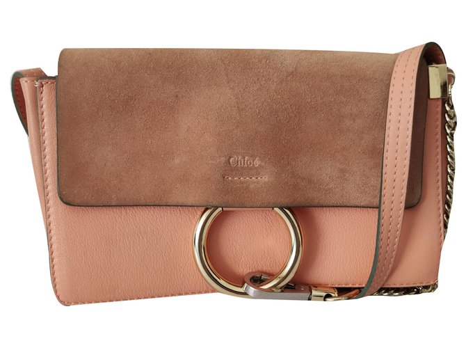 chloe faye bag pink