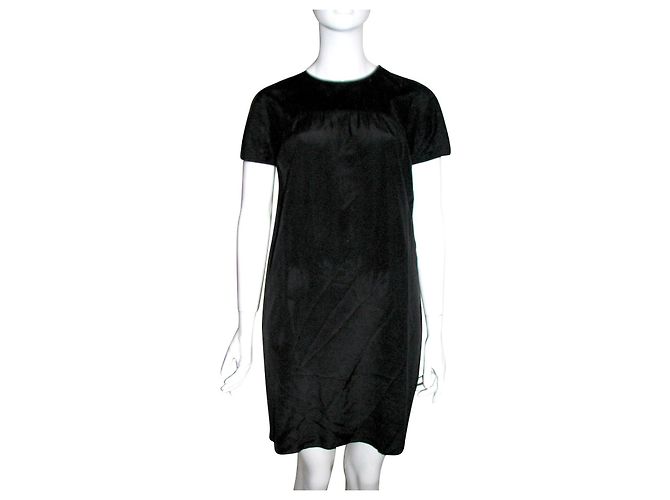 Paul Smith black label vestido de seda Preto