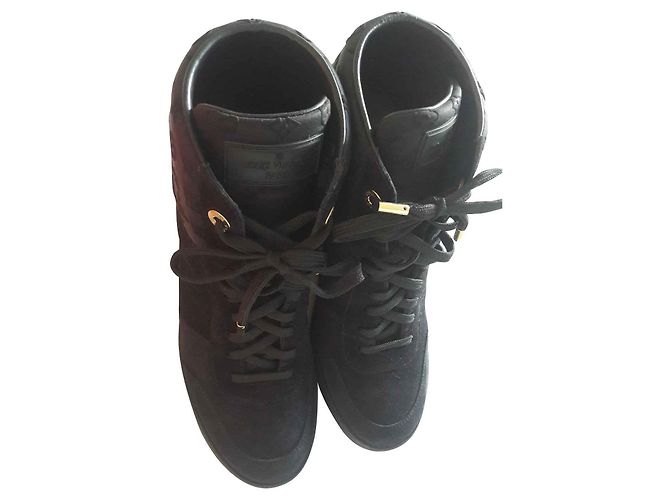Louis Vuitton Millenium wedge sneakers Noir
