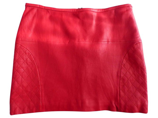 American Retro Skirts Red Leather  ref.129748