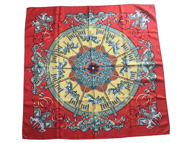 Hermès Luna Park Rosso Seta