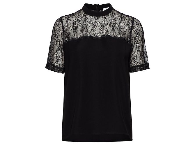 Samsoe & Samsoe Black Lace Blouse