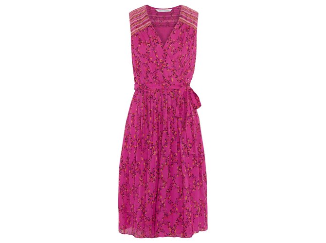 dvf pink dress