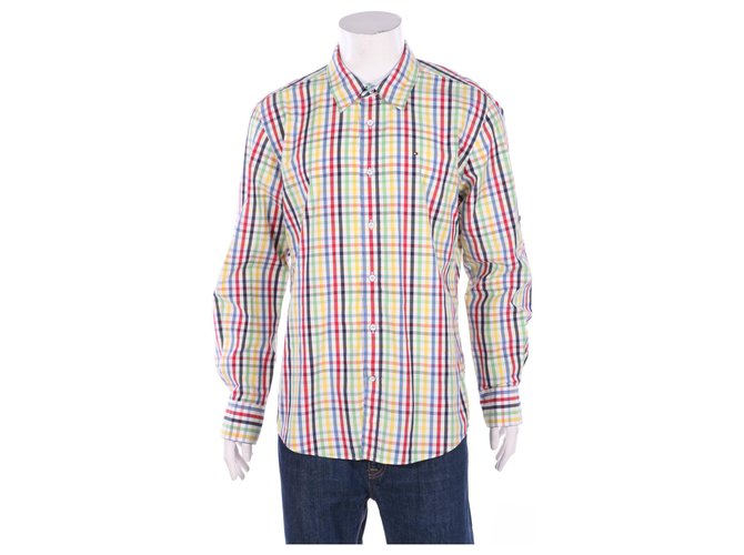 Tommy Hilfiger chemises Coton Multicolore  ref.129864