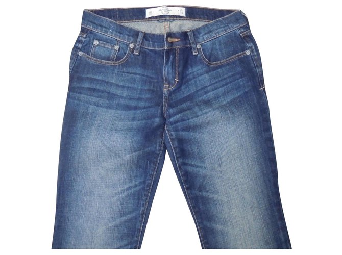 Abercrombie & Fitch Jean Abercombie & fitch model flare very good condition Blue Cotton Elastane  ref.129875