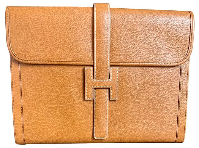 Hermès Jige GM Beige Caramel