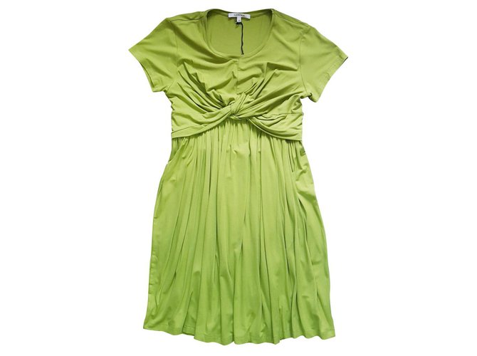 Carven Dresses Green Viscose Elastane  ref.129911