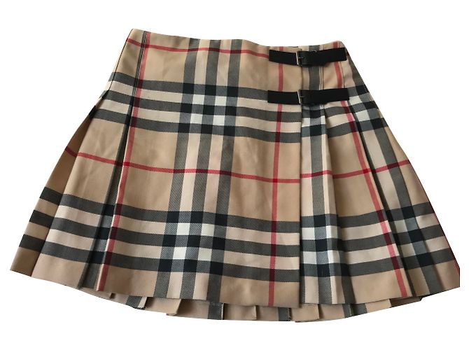 Burberry die Röcke Beige Baumwolle
