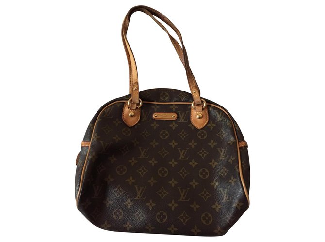 Louis Vuitton LV bag Brown Leather  ref.130315