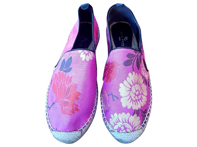 Espadrillas Etro Nere e Rosa Nero 