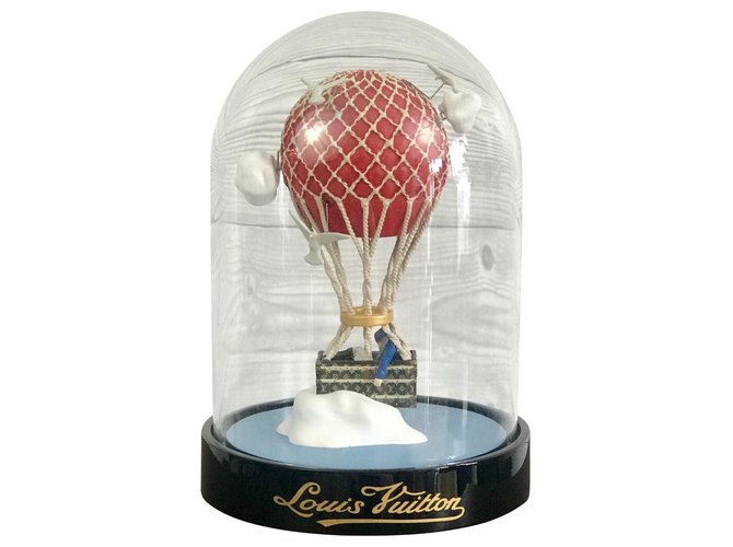 Louis Vuitton Aero Globe Preto Vermelho Azul Plástico  ref.130358