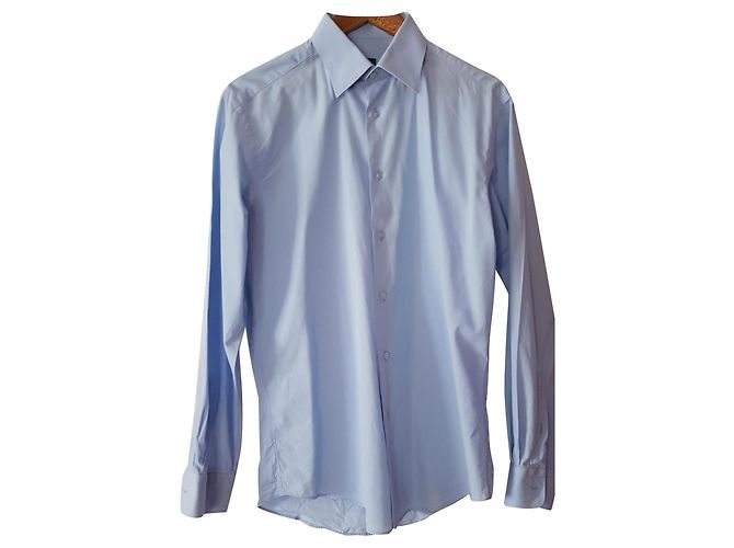 Kenzo Hemd aus Baumwolle Blau Herren Größe 40