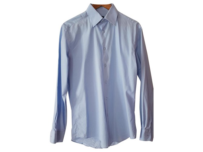Kenzo Shirt Blue Cotton  ref.130652