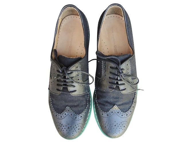 Derby As Boys Comme Des Garcons nere in pelle Nero