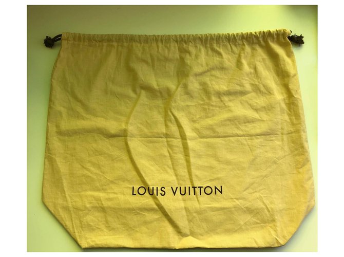 Saco para o pó Louis Vuitton Marrom Algodão  ref.130773