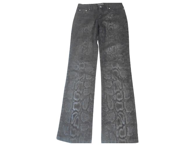 Roberto Cavalli Jean CAVALLi serpiente FLARE Impresión de pitón