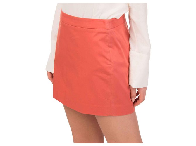 Patrizia Pepe Skirts Coral Cotton Elastane  ref.130876