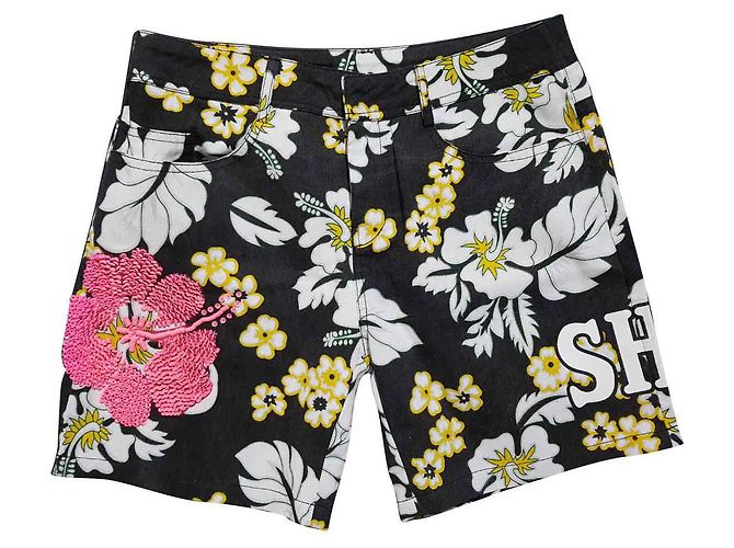 Shorts de algodão Parosh Multicor