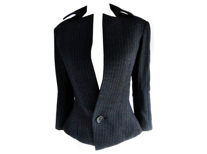 Junya Watanabe Suit Jacket Black Wool  ref.130915