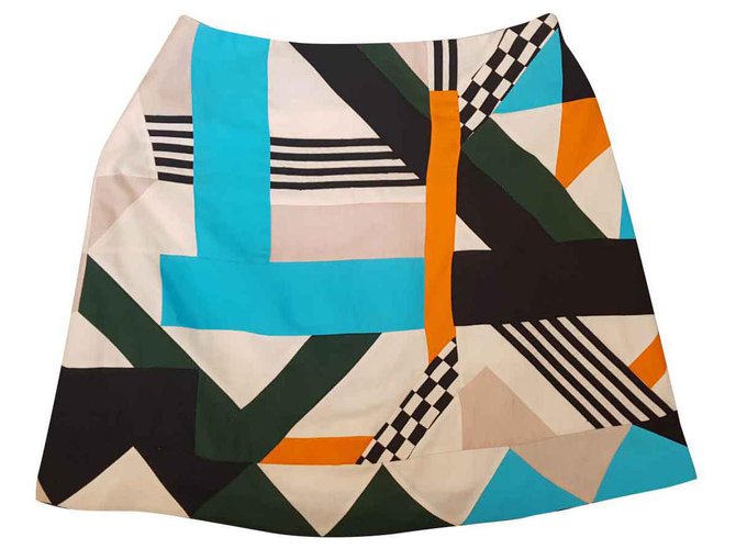 Gonna in cotone Msgm Multicolore 