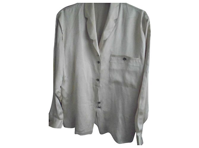 Autre Marque Camicia NAZARENO in seta color caramello