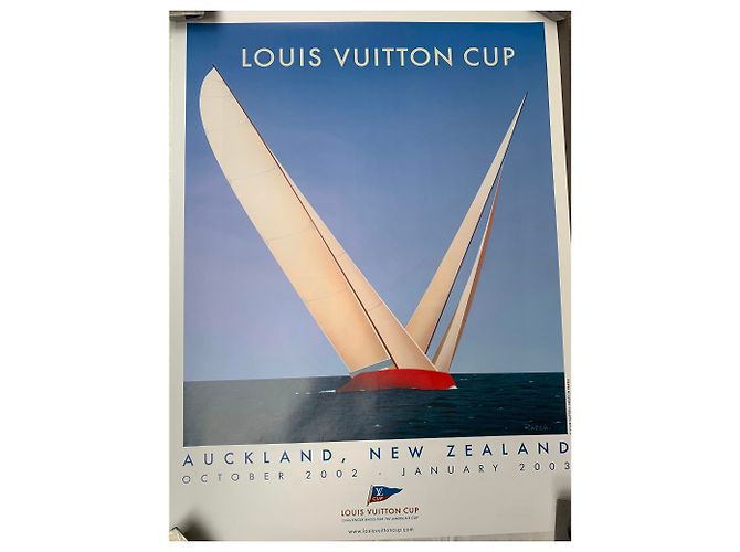 Poster Louis Vuitton CUP Bleu clair
