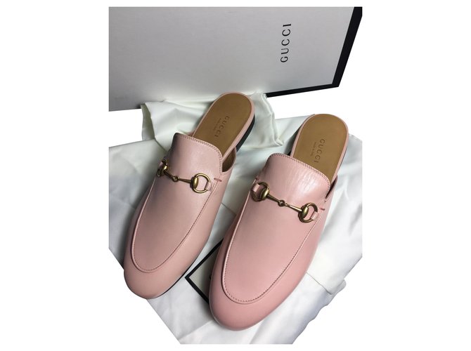 Gucci Mules Marmont Cuir Rose  ref.131027