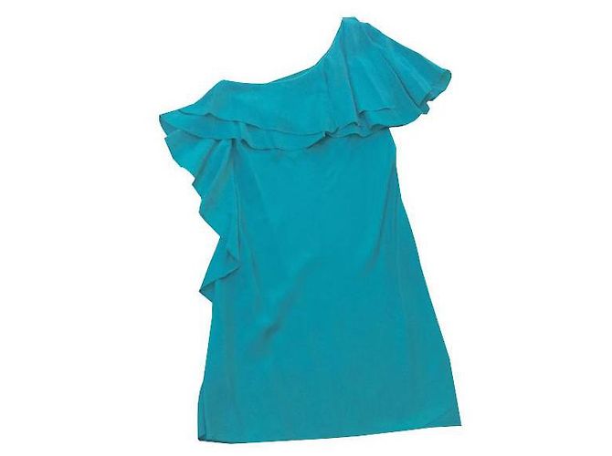 HALSTON HERITAGE KLEID Türkis