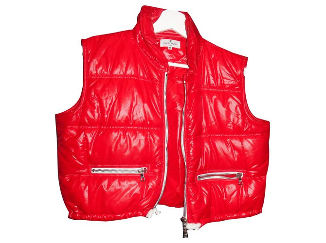 Courreges Courrèges down jacket Red  ref.131205