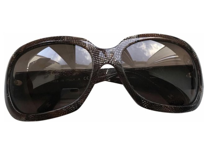 Chanel Gafas de sol Castaño  ref.131427