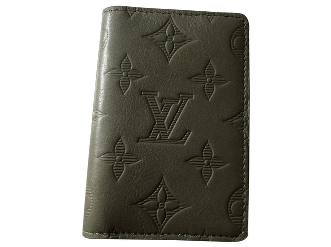 Agenda tascabile Louis Vuitton Cachi Pelle  ref.131428
