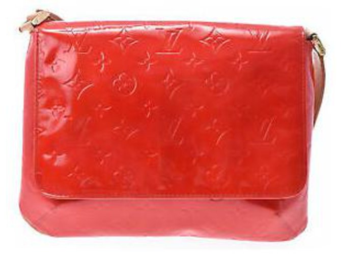 Louis Vuitton Thompson Street Rot Leder  ref.131504