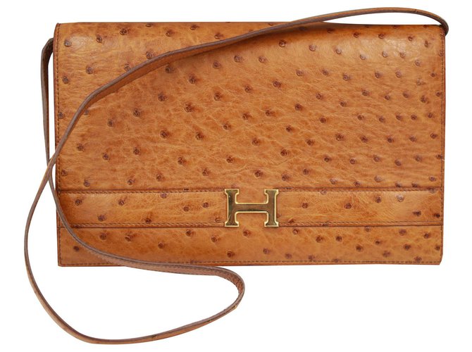 Hermès Annie Marrom Couro  ref.131533