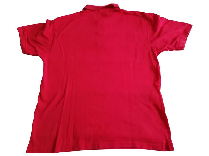 Yves Saint Laurent Red Polo Cotton  ref.131550