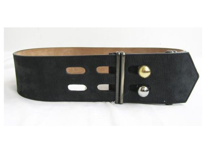 Fendi Belts Dark blue Leather  ref.131596