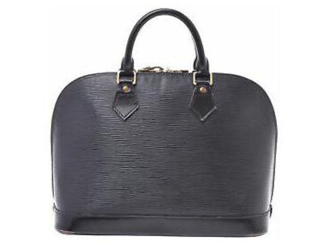 Louis Vuitton Alma Black Leather  ref.131699