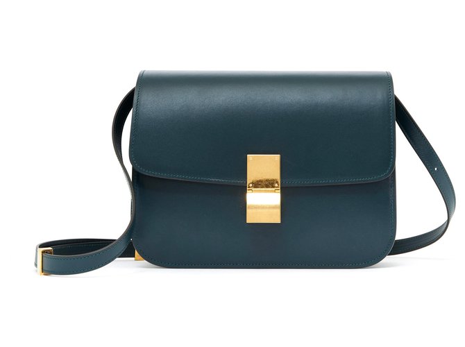 celine green box bag