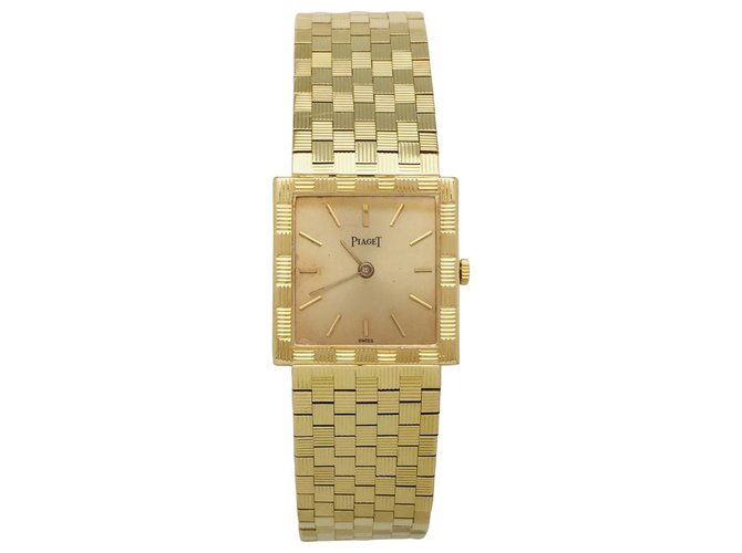 Relógio de ouro amarelo vintage Piaget  ref.131757