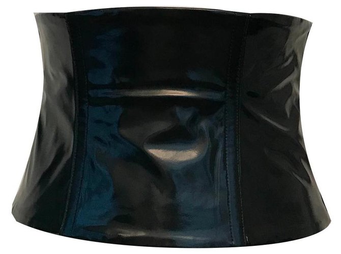 Tibi Belts Black Polyester Polyurethane  ref.131806