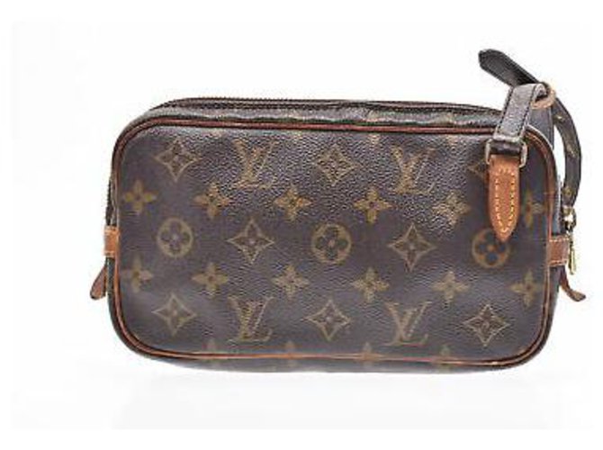 Louis Vuitton Marly Brown Cloth  ref.131965