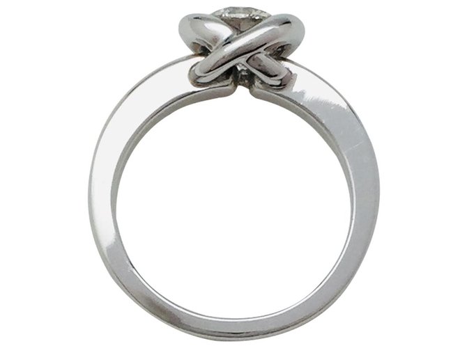 Mauboussin ring, "Swan", WHITE GOLD, diamond 1,01 carat.  ref.132012