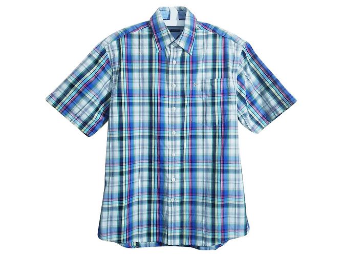 Camicia Paul Smith a quadri in cotone maniche corte M Multicolore