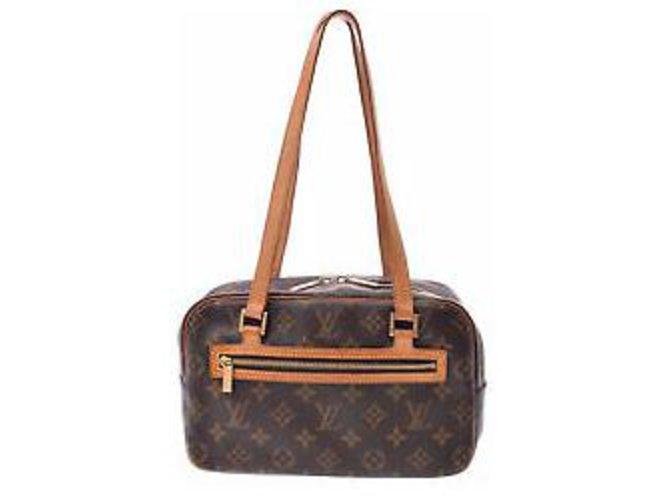 Louis Vuitton Cite MM Brown Cloth  ref.132087